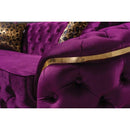 Nova Wholesale Furniture Lupino Stationary Fabric Sofa Lupino Sofa - Purple IMAGE 6