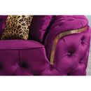 Nova Wholesale Furniture Lupino Stationary Fabric Sofa Lupino Sofa - Purple IMAGE 7