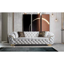 Nova Wholesale Furniture Lupino Stationary Fabric Sofa Lupino Sofa - Ivory IMAGE 1