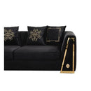 Nova Wholesale Furniture Sheila Stationary Fabric Sofa Sheila Sofa - Black IMAGE 5
