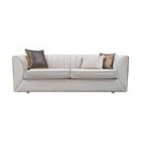 Nova Wholesale Furniture Dream Stationary Fabric Sofa Dream Sofa - Ivory IMAGE 1