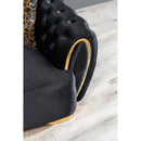 Nova Wholesale Furniture Victoria Stationary Fabric Sofa Victoria Sofa - Black IMAGE 3