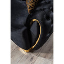 Nova Wholesale Furniture Victoria Stationary Fabric Sofa Victoria Sofa - Black IMAGE 5