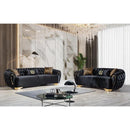 Nova Wholesale Furniture Victoria Stationary Fabric Sofa Victoria Sofa - Black IMAGE 6