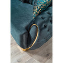 Nova Wholesale Furniture Victoria Stationary Fabric Sofa Victoria Sofa - Holly Green IMAGE 8