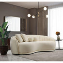 Nova Wholesale Furniture Linda Stationary Fabric Sofa Linda Sofa - Ivory IMAGE 2