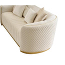 Nova Wholesale Furniture Aster Stationary Fabric Sofa Aster Sofa - Cream IMAGE 5