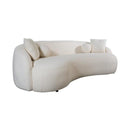 Nova Wholesale Furniture Bonita Stationary Fabric Sofa Bonita Sofa - Ivory IMAGE 1