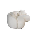 Nova Wholesale Furniture Bonita Stationary Fabric Sofa Bonita Sofa - Ivory IMAGE 3