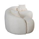 Nova Wholesale Furniture Bonita Stationary Fabric Sofa Bonita Sofa - Ivory IMAGE 4