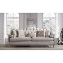 Nova Wholesale Furniture Lotus Stationary Fabric Sofa Lotus Sofa - Gray IMAGE 1