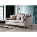 Nova Wholesale Furniture Lotus Stationary Fabric Sofa Lotus Sofa - Gray IMAGE 2