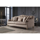 Nova Wholesale Furniture Lotus Stationary Fabric Sofa Lotus Sofa - Mocha IMAGE 2