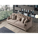 Nova Wholesale Furniture Lotus Stationary Fabric Sofa Lotus Sofa - Mocha IMAGE 3