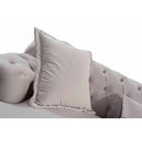 Nova Wholesale Furniture Shannon Stationary Fabric Sofa Shannon Sofa - White IMAGE 2