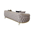 Nova Wholesale Furniture Ciara Stationary Fabric Sofa Ciara Sofa - Mocha IMAGE 3