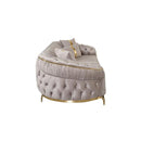 Nova Wholesale Furniture Ciara Stationary Fabric Sofa Ciara Sofa - Mocha IMAGE 4