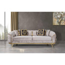 Nova Wholesale Furniture Ciara Stationary Fabric Sofa Ciara Sofa - Mocha IMAGE 8