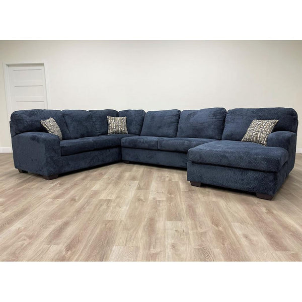 Happy Homes Fabric 3 pc Sectional 907 NAVY IMAGE 1