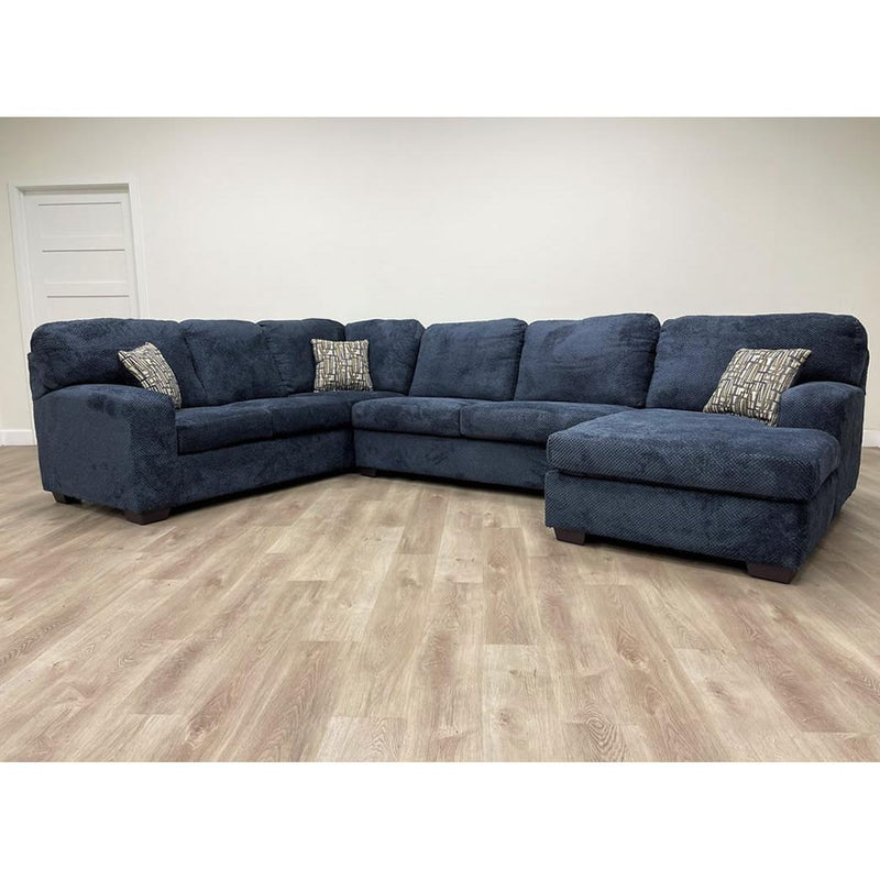 Happy Homes Fabric 3 pc Sectional 907 NAVY IMAGE 1