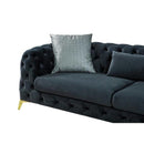 Nova Wholesale Furniture Iris Stationary Fabric Sofa Iris Sofa - Charcoal IMAGE 4