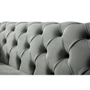 Nova Wholesale Furniture Iris Stationary Fabric Sofa Iris Sofa - Gray IMAGE 5