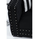 Nova Wholesale Furniture Mosby Stationary Fabric Sofa Mosby Sofa - Black IMAGE 6