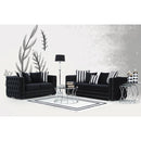 Nova Wholesale Furniture Mosby Stationary Fabric Sofa Mosby Sofa - Black IMAGE 8