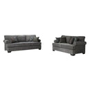 Nova Wholesale Furniture Melstone Stationary Fabric Sofa Melstone Sofa - Charcoal IMAGE 4