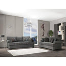 Nova Wholesale Furniture Melstone Stationary Fabric Sofa Melstone Sofa - Charcoal IMAGE 8