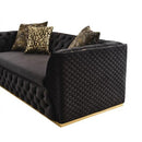Nova Wholesale Furniture Vita Stationary Fabric Sofa Vita Sofa - Black IMAGE 3