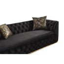 Nova Wholesale Furniture Vita Stationary Fabric Sofa Vita Sofa - Black IMAGE 6