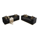 Nova Wholesale Furniture Vita Stationary Fabric Sofa Vita Sofa - Black IMAGE 8
