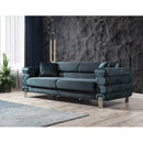 Nova Wholesale Furniture Wilton Stationary Fabric Sofa Wilton Sofa - Cadet Gray IMAGE 2