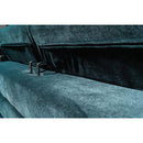 Nova Wholesale Furniture Wilton Stationary Fabric Sofa Wilton Sofa - Cadet Gray IMAGE 6