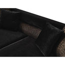 Nova Wholesale Furniture Diamond Stationary Fabric Sofa Diamond Sofa - Black IMAGE 4