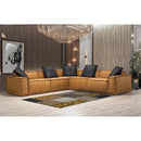Nova Wholesale Furniture Marcella Fabric 5 pc Sectional Marcella Modular Sectional - Mocha IMAGE 1