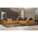 Nova Wholesale Furniture Marcella Fabric 5 pc Sectional Marcella Modular Sectional - Mocha IMAGE 2