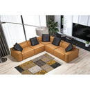 Nova Wholesale Furniture Marcella Fabric 5 pc Sectional Marcella Modular Sectional - Mocha IMAGE 3