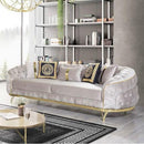 Happy Homes Allita Stationary Fabric Sofa Allita Sofa - Cream IMAGE 1