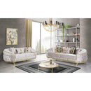 Happy Homes Allita Stationary Loveseat Allita Loveseat - Cream IMAGE 2