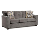 Happy Homes Stationary Sofa 3000 Sofa - Grey IMAGE 1