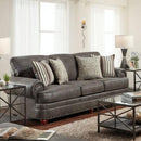 Happy Homes Stationary Sofa 1055 Sofa - Marco Khaki IMAGE 1