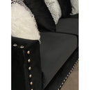 Happy Homes Stationary Fabric Loveseat 210 Loveseat - Black IMAGE 2