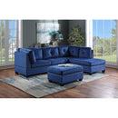 Happy Homes Sienna Fabric Sectional Sienna - Blue IMAGE 1