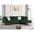 Happy Homes Catalina Fabric 2 pc Sectional Catalina Green IMAGE 1