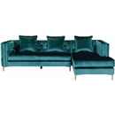 Happy Homes Ava Fabric 2 pc Sectional AVA TEAL IMAGE 2