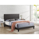 Happy Homes King Upholstered Platform Bed 750PU King Upholstered Platform Bed IMAGE 1