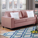 Happy Homes Cinderella Stationary Fabric Sofa Cinderella Sofa - Pink IMAGE 1