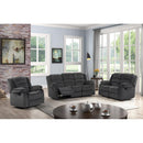 Happy Homes Dynamo Reclining Fabric Sofa Dynamo Sofa - Grey IMAGE 2